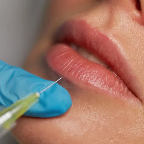 Lippenunterspritzung mit Hyaluron bei Juvanity